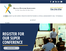 Tablet Screenshot of defaultinvestor.com